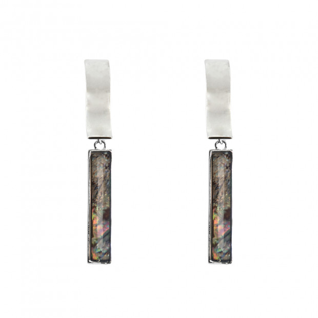 Hosszú opál fülbevaló