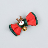 Csilingelős hajcsat, rénszarvas fejjel.