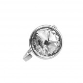 Swarovski óriás kristály gyűrű, 18 mm