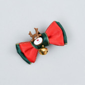 Csilingelős hajcsat, rénszarvas fejjel.